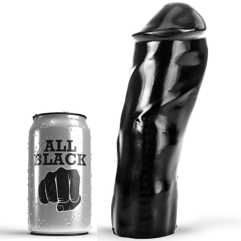 Tlusté černé dildo 20 x 6 cm